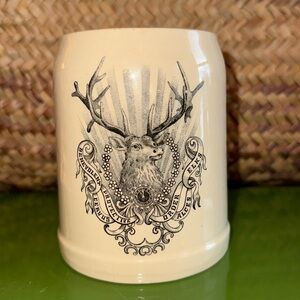 Mettlach Elks BPOE Stoneware Mug Villeroy & Boch 1526 4/10L